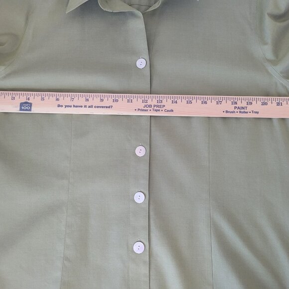 Coldwater Creek Olive Green Womens Shirt Size XL - Picture 11 of 16